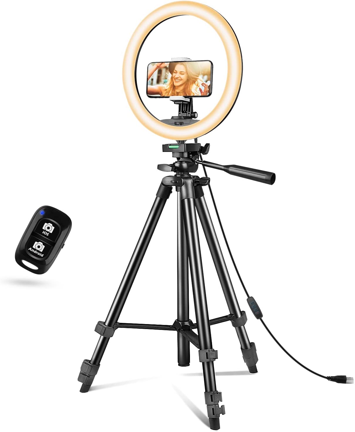 12'' Ring Light with 50in Tripod Stand